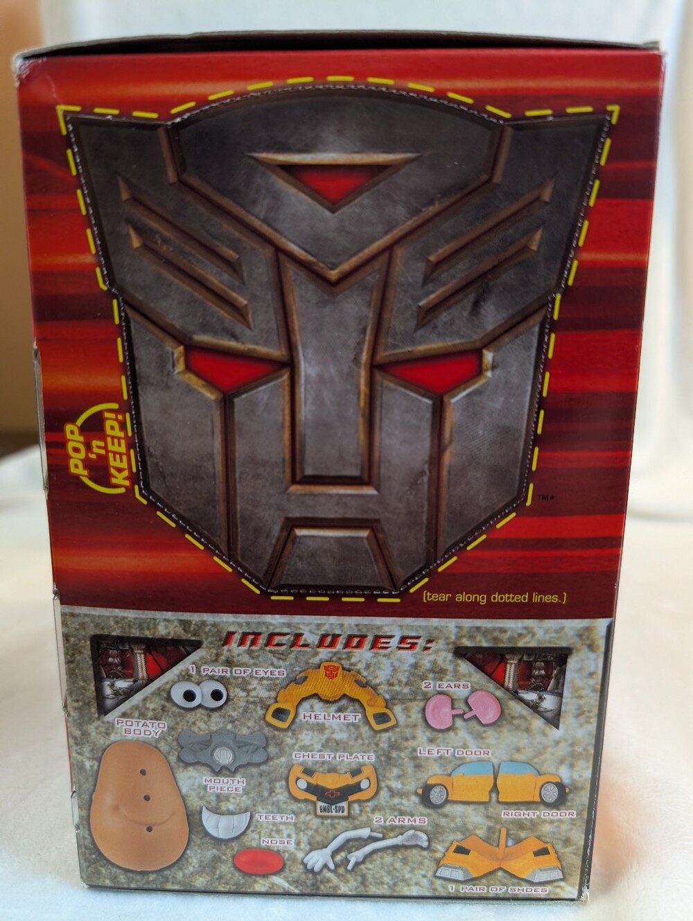 Mr. Potato Head Transformers Figures; Optimash Prime And Bumble Spud - Picture 6 of 6